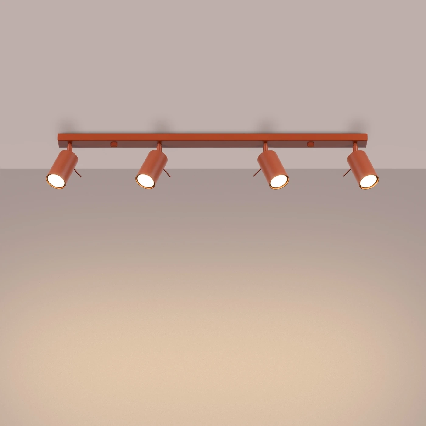 Plafon RING 4L ochra czerwona - obrazek 7