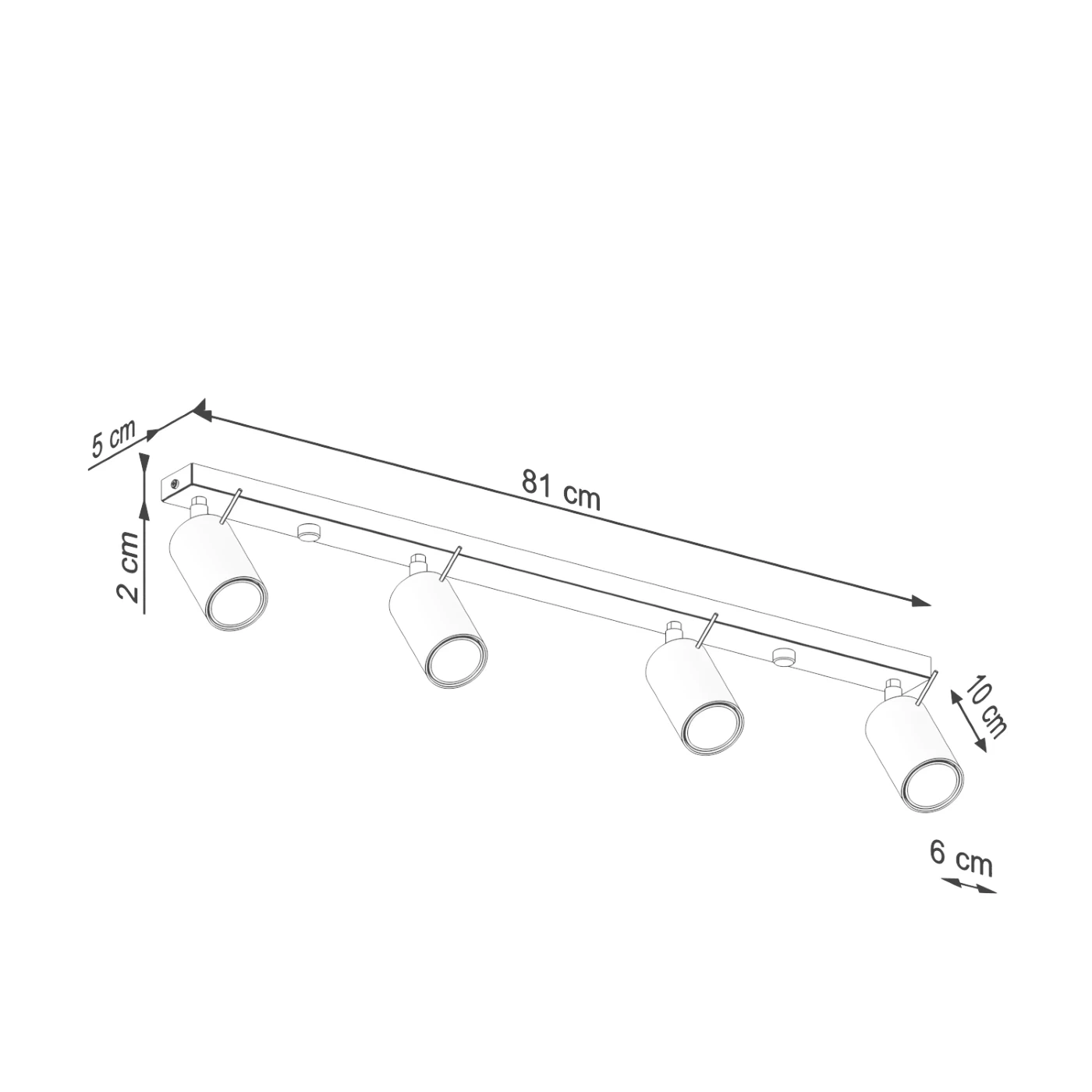 Plafon RING 4L ochra czerwona - obrazek 13