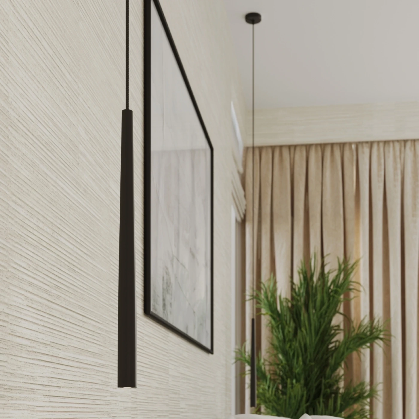 Lampa wisząca BLISS 3P czarna - obrazek 5