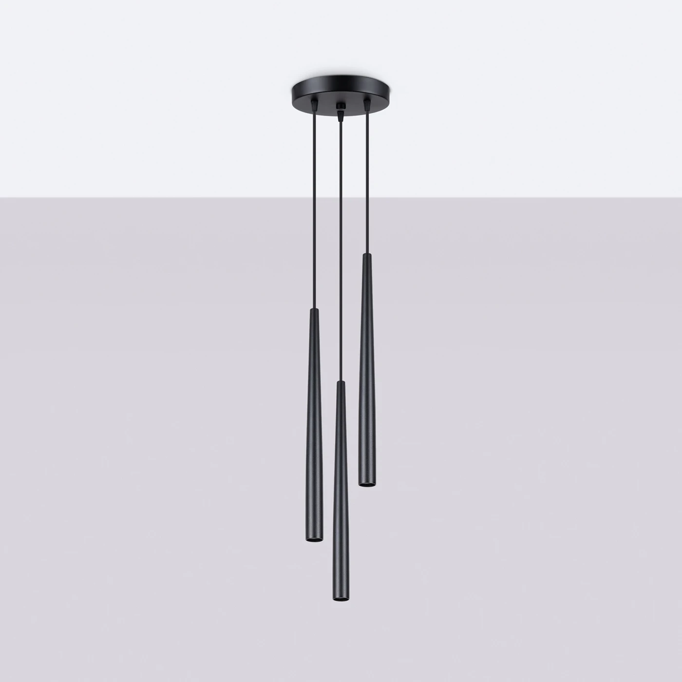 Lampa wisząca BLISS 3P czarna - obrazek 6