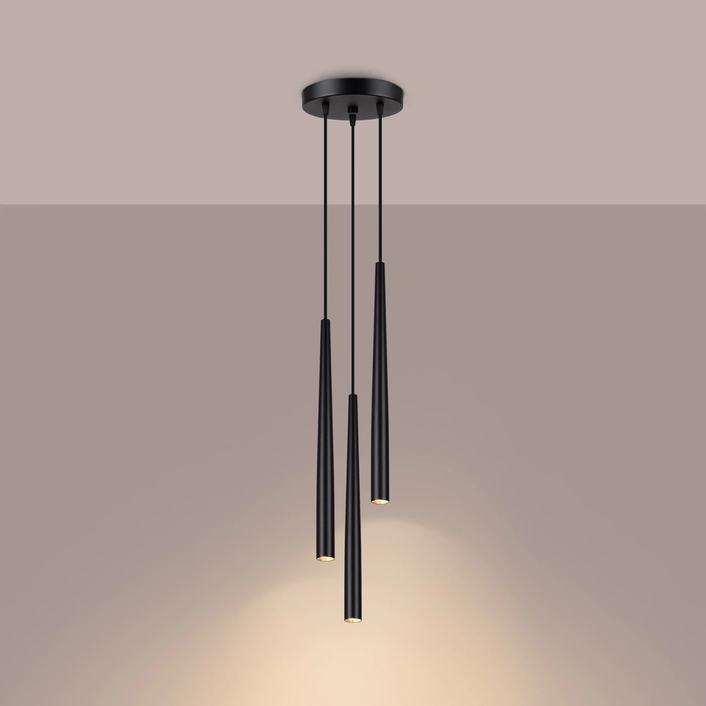 Lampa wisząca BLISS 3P czarna - obrazek 7