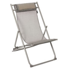 Leżak Canard składany beżowy ciemny