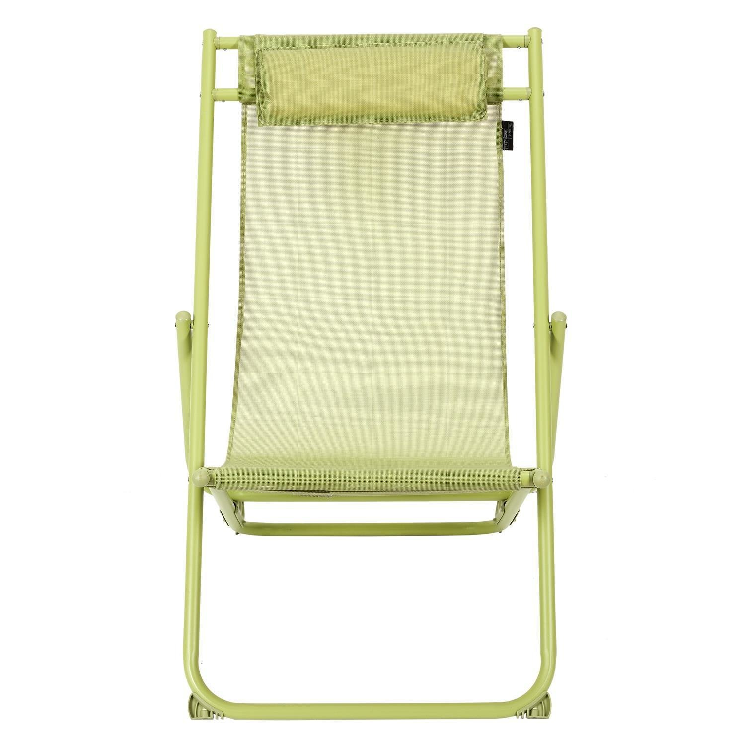 Leżak Canard outdoor zielony – komfortowy i regulowany - obrazek 4