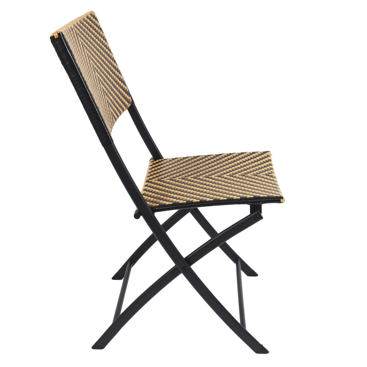 Krzesło składane Marron plecione - obrazek 7