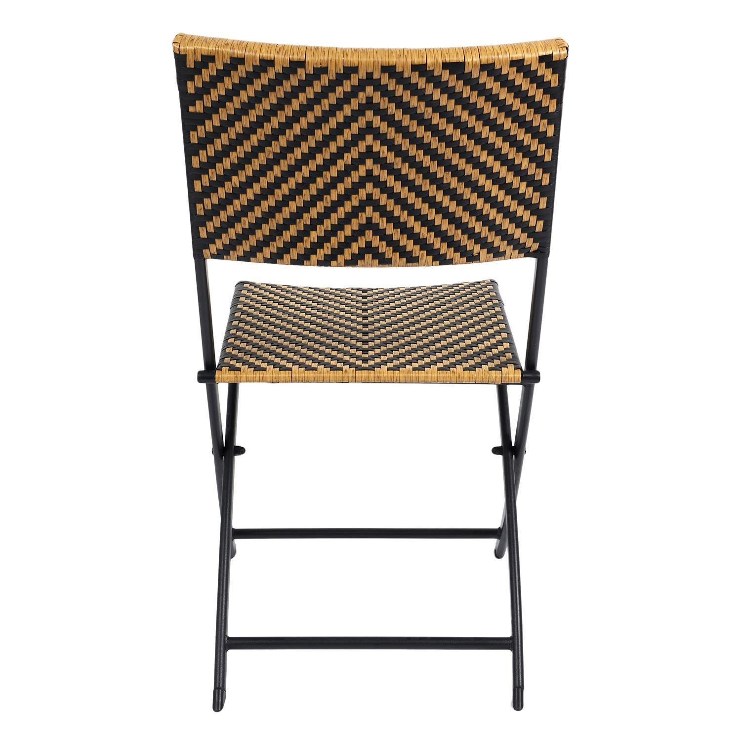 Krzesło składane Marron plecione - obrazek 8