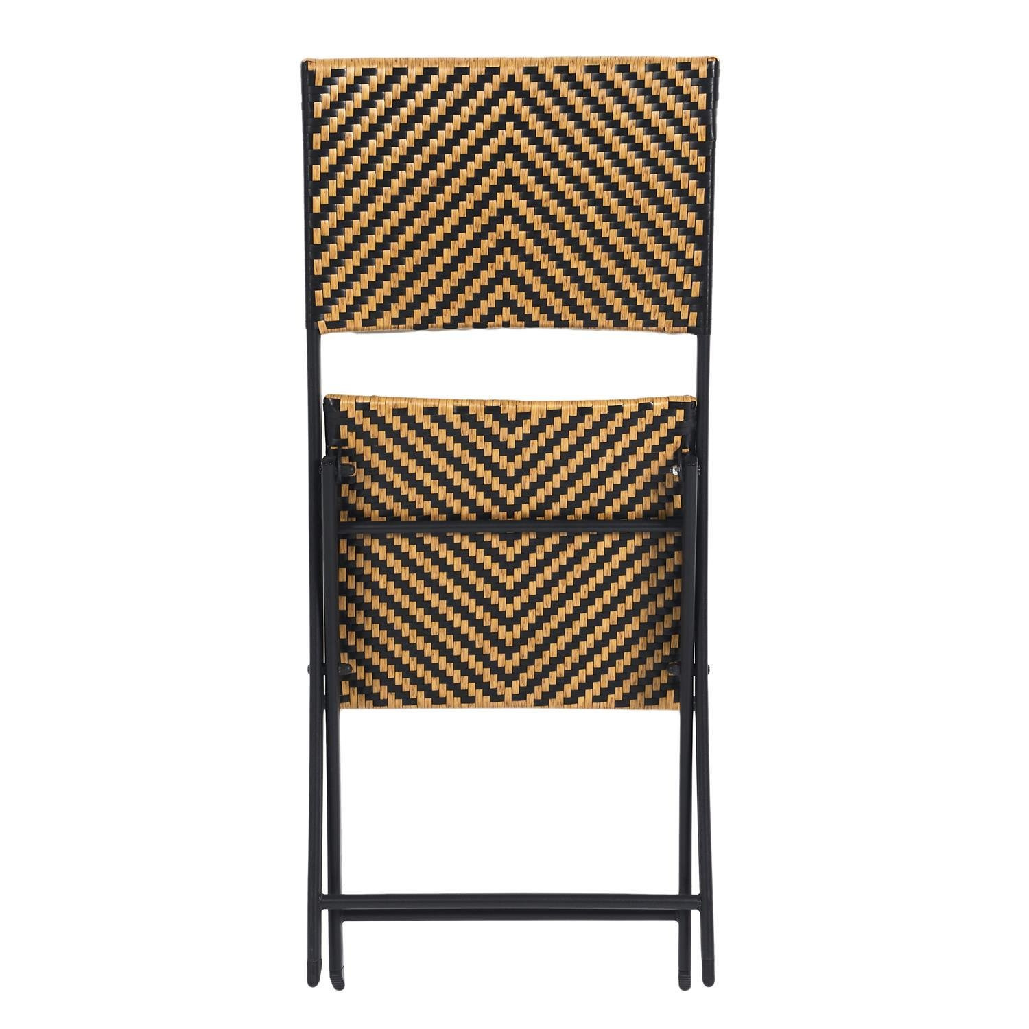 Krzesło składane Marron plecione - obrazek 10