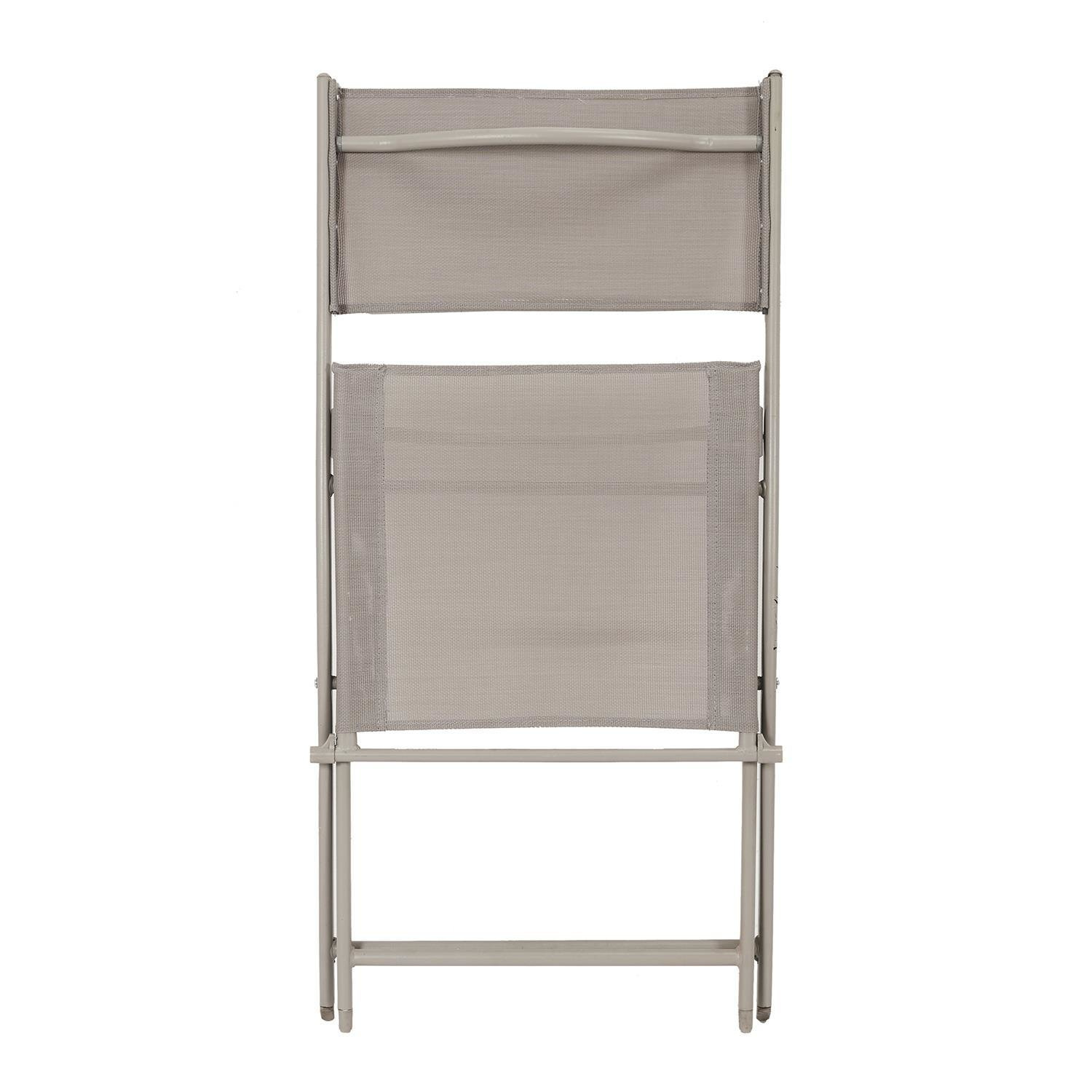 Krzesło Elba beżowe – składany mebel outdoor do ogrodu i tarasu - obrazek 7