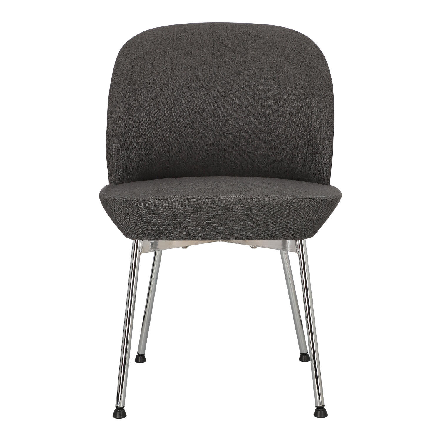 Krzesło Cloe szare ciemne/ chrom ( Rozmiar: uniwersalny ) - obrazek 3