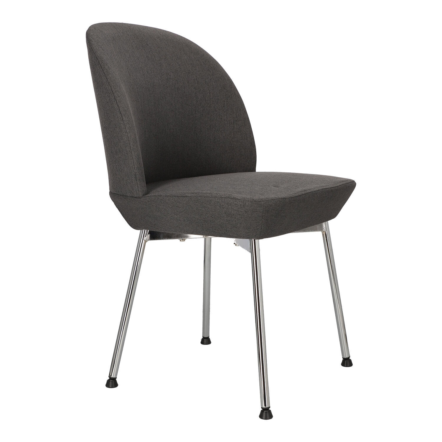 Krzesło Cloe szare ciemne/ chrom ( Rozmiar: uniwersalny ) - obrazek 4