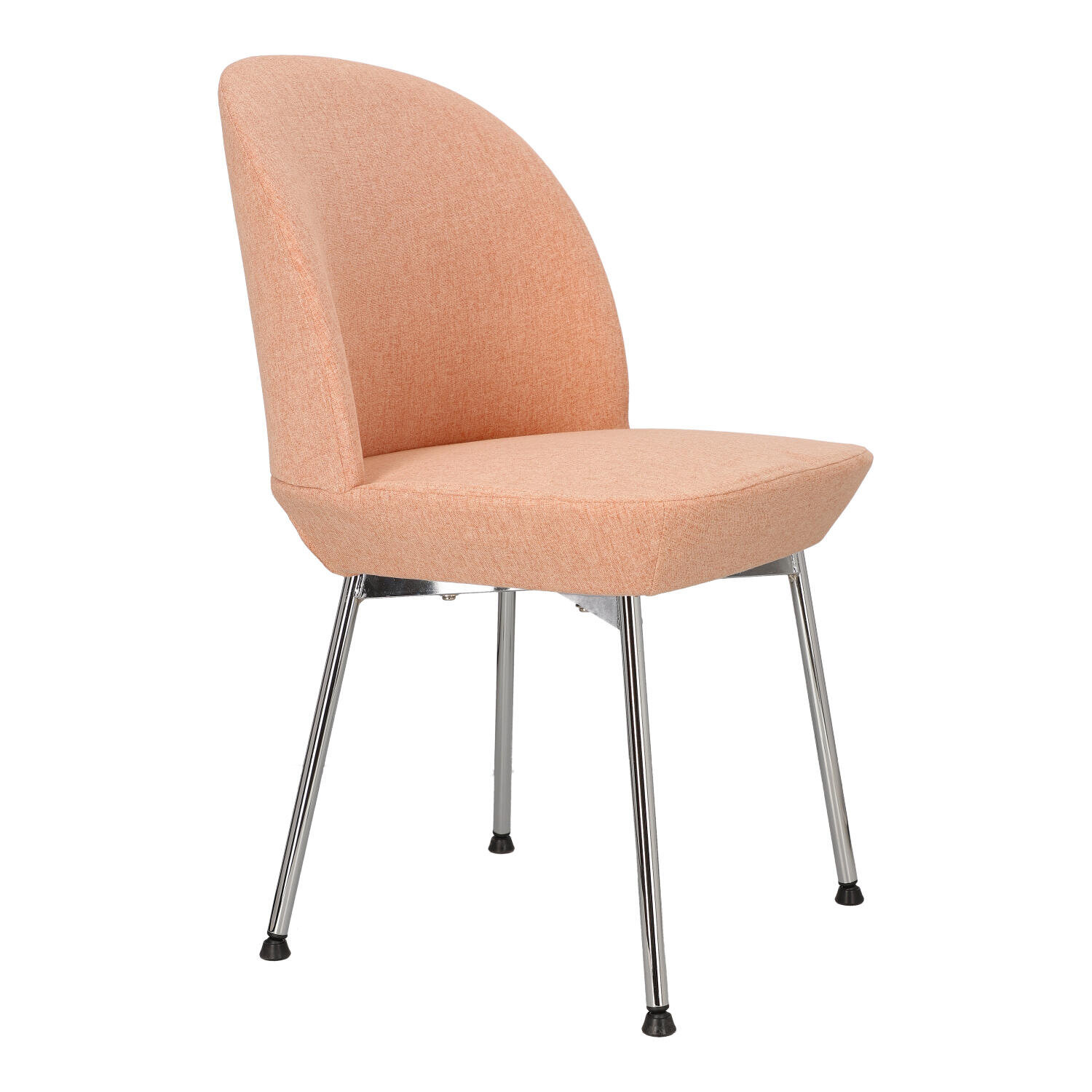 Krzesło Cloe różowe/ chrom - obrazek 4