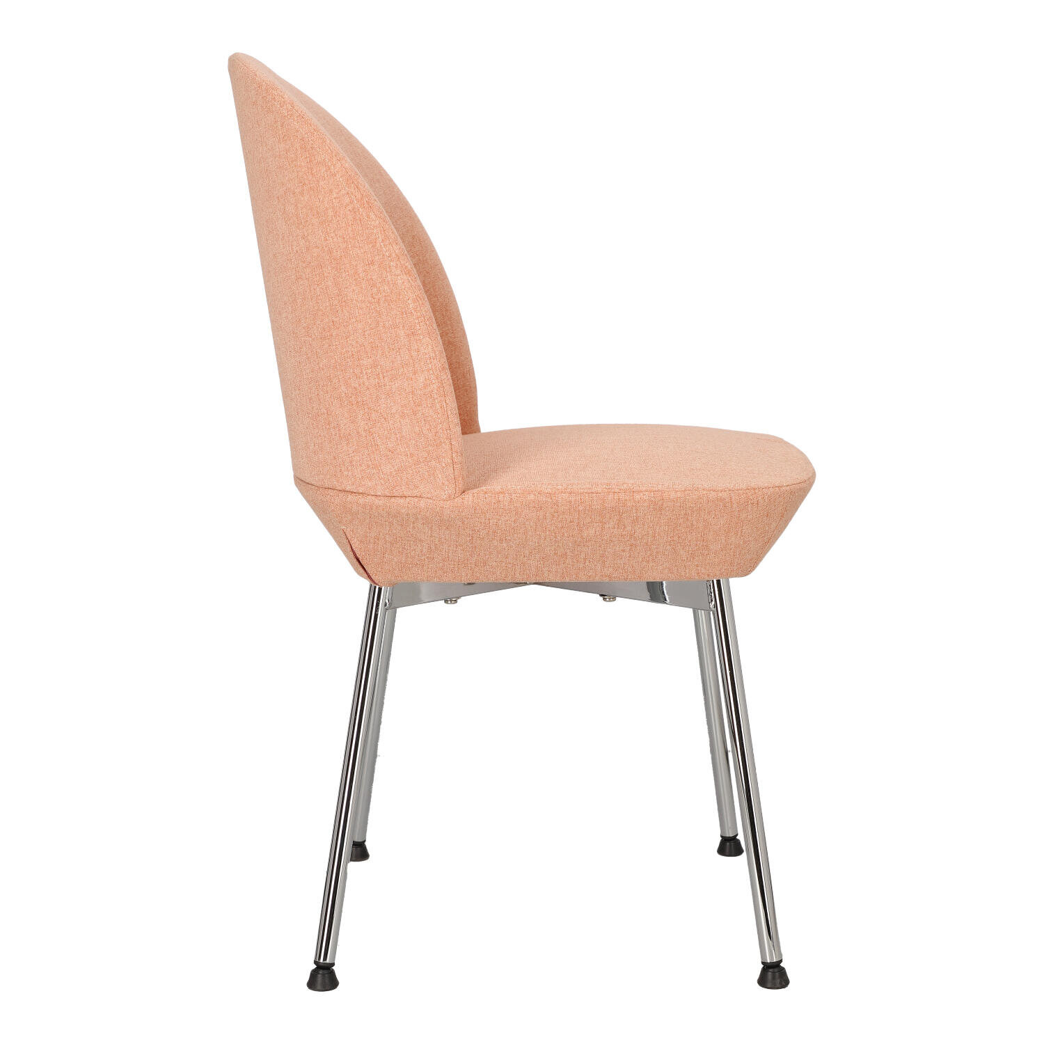 Krzesło Cloe różowe/ chrom - obrazek 5