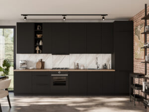 Kuchnia ERIS 1 Czarny mat / Czarny AFM