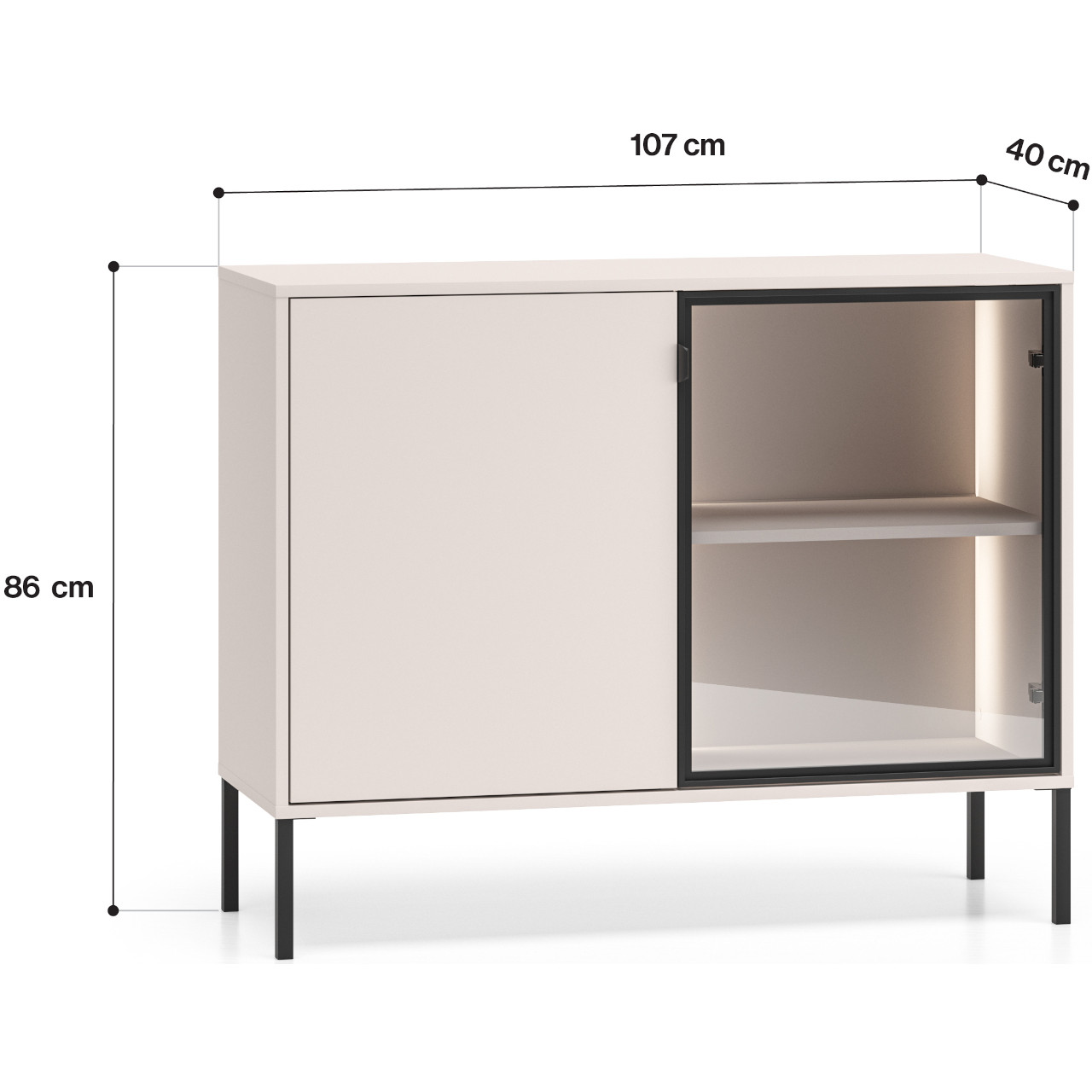 Komoda BURSA 03 kaszmir - obrazek 5