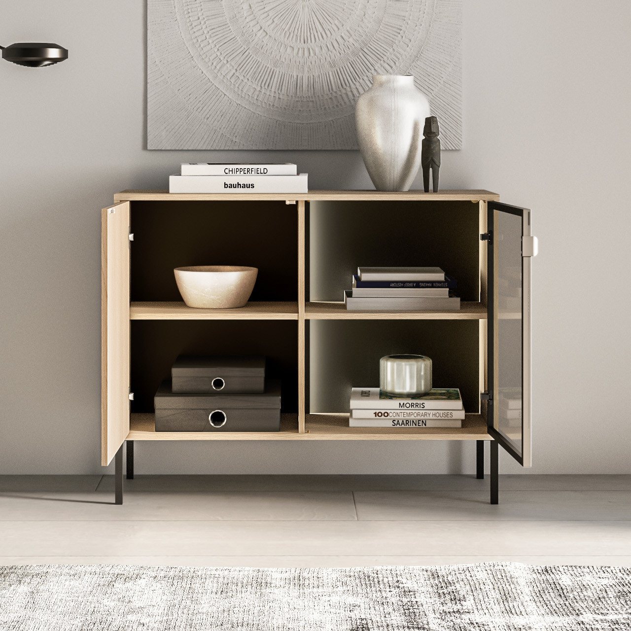 Komoda BURSA 03 dąb lindberg - obrazek 7