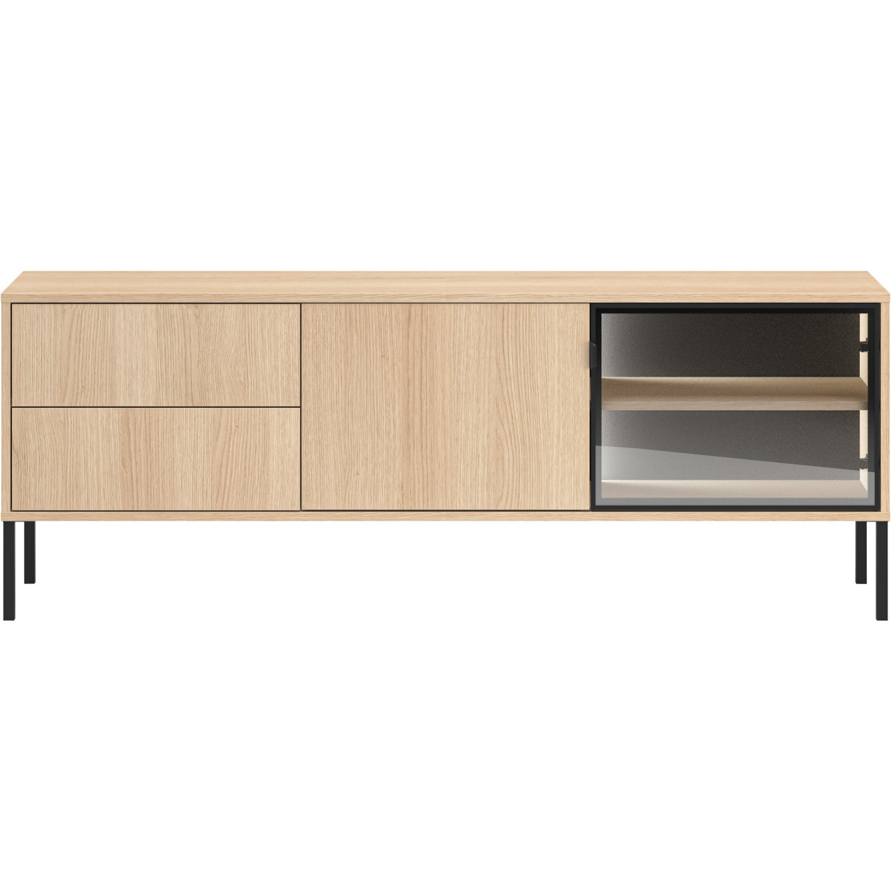 Komoda RTV BURSA 04 dąb lindberg - obrazek 3