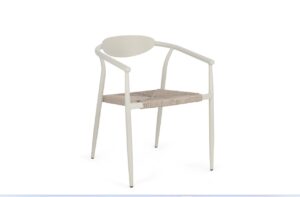 BIZZOTTO krzesło ogrodowe LINARES ARM beżowe