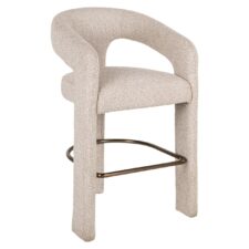 RICHMOND krzesło barowe BELLE 66 beżowe