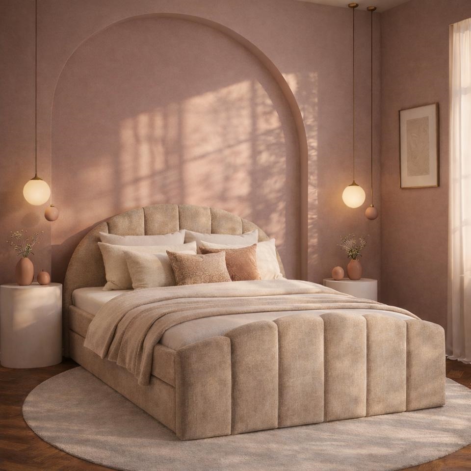 RICHMOND łóżko PIXIE DUO 120x200 beżowe - obrazek 9