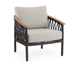 BIZZOTTO fotel ogrodowy FENIX szary