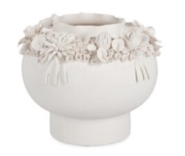 BIZZOTTO wazon MINDE ROUNDED biały