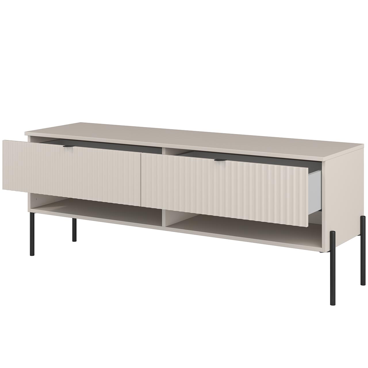 Komoda RTV DORE 41 kaszmir / kaszmir ryfel - obrazek 4