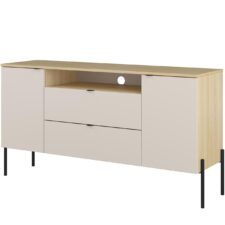 Komoda DORE 26 dąb lindberg / kaszmir