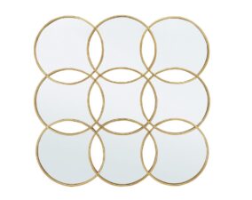 BIZZOTTO lustro ścienne HANIMA 88,5x88,5 złote