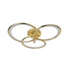 Azina 3 Plafon złota LED