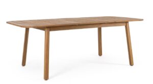 BIZZOTTO stół ogrodowy DANUBIO EXT 160-210 brązowy / rozkładany