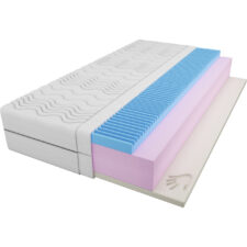 Materac piankowy termoelastyczny 200x200 DAMIEN BLANC
