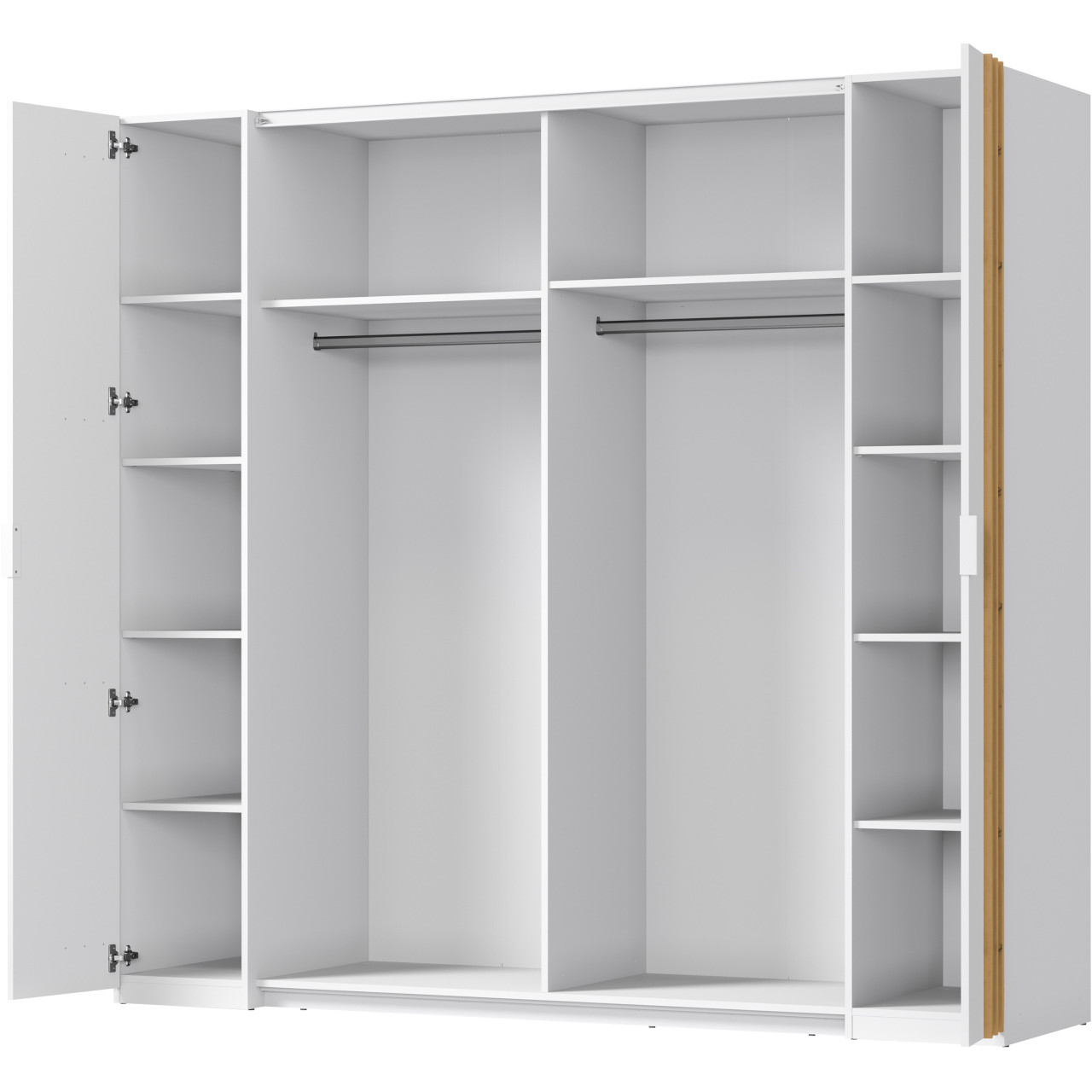 Sypialnia NOVOLI 1 biały + dąb artisan - obrazek 4