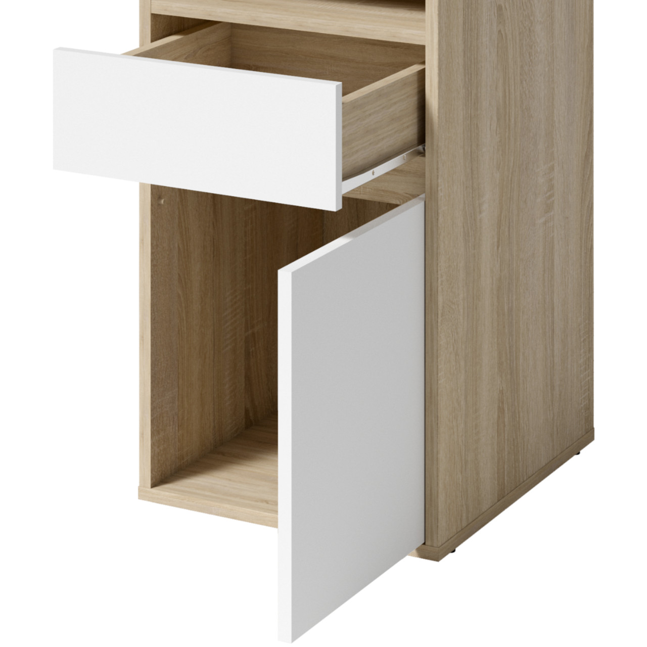 Biurko BILLY dąb sonoma / biały - obrazek 4