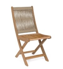 BIZZOTTO krzesło ogrodowe składane DANUBIO brązowe