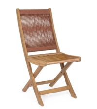 BIZZOTTO krzesło ogrodowe składane DANUBIO czerwone