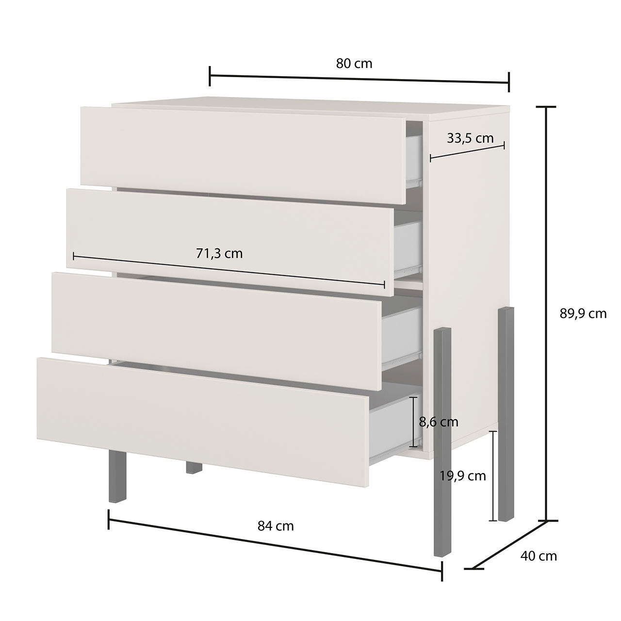 Komoda JUKAN 27 kaszmir - obrazek 5