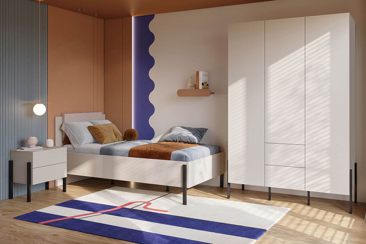 Meble młodzieżowe JUKAN 1 kaszmir