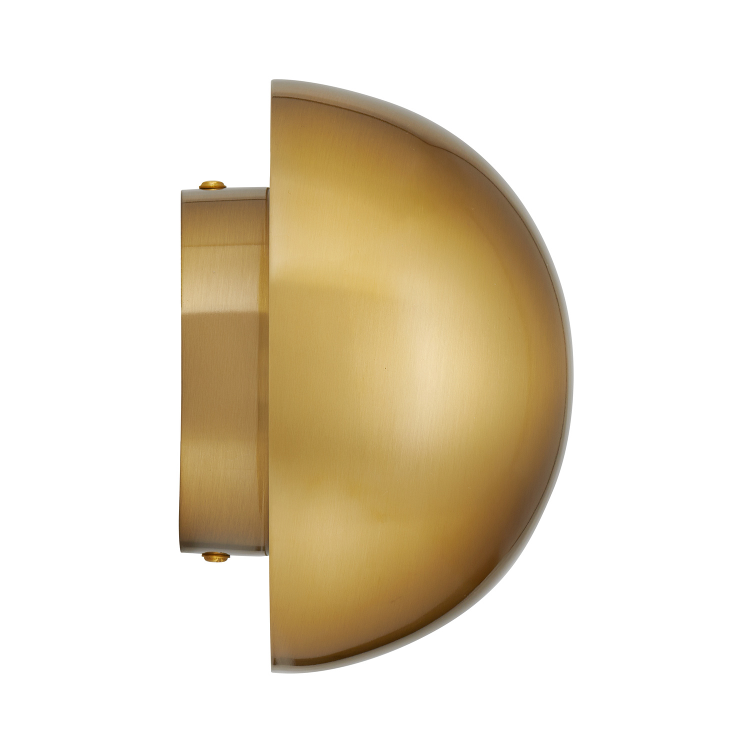 Kinkiet ścienny Button, 16 cm - LED, złoty, półkulisty - obrazek 7