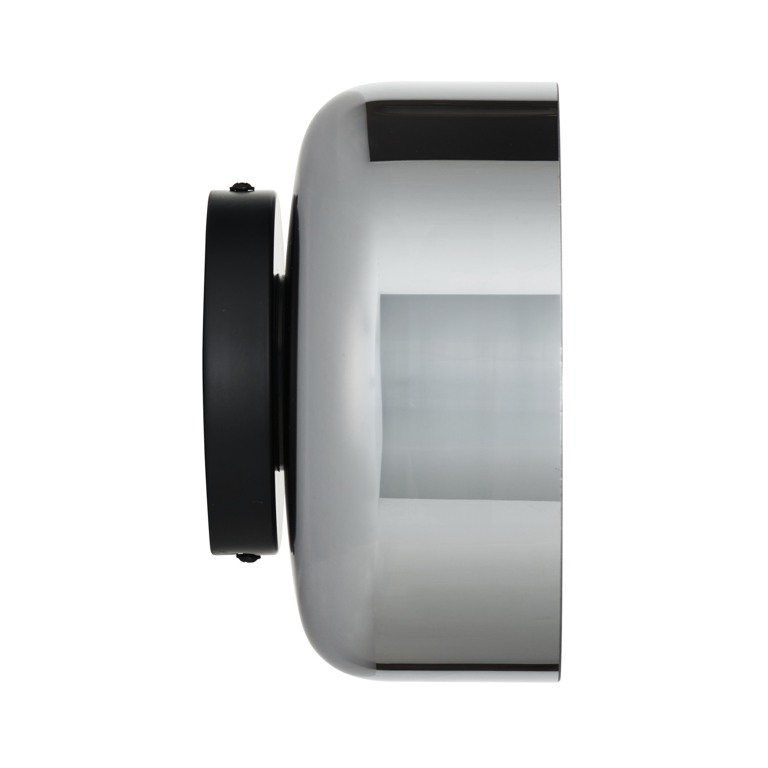 Lampa ścienna DONUT LED 18 cm szaro-czarna dekoracyjna do nowoczesnych wnętrz - obrazek 4