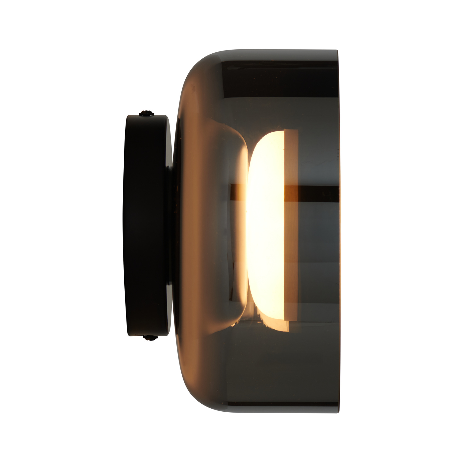 Lampa ścienna DONUT LED 18 cm szaro-złota dekoracyjna do nowoczesnych wnętrz - obrazek 5