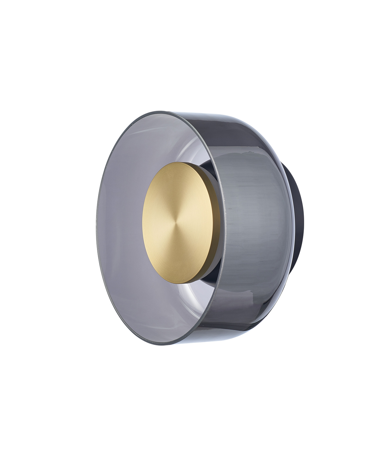 Lampa ścienna DONUT LED 18 cm szaro-złota dekoracyjna do nowoczesnych wnętrz - obrazek 7