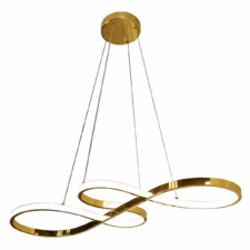 Lampa wisząca Twist 50 cm złota LED CCT