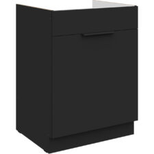 Szafka dolna pod zlew z szufladą 60 SILVIA 05 czarny