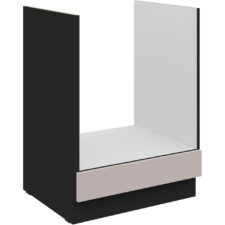 Szafka pod piekarnik 60 SILVIA 07 czarny / kaszmir