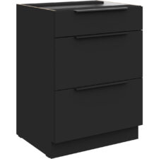 Szafka z szufladami 60 SILVIA 08 czarny