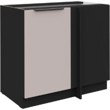 Szafka dolna narożna 105 SILVIA 15 czarny / kaszmir
