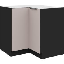 Szafka dolna narożna 90 SILVIA 16 czarny / kaszmir