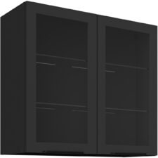 Szafka górna 80 SILVIA 21 czarny