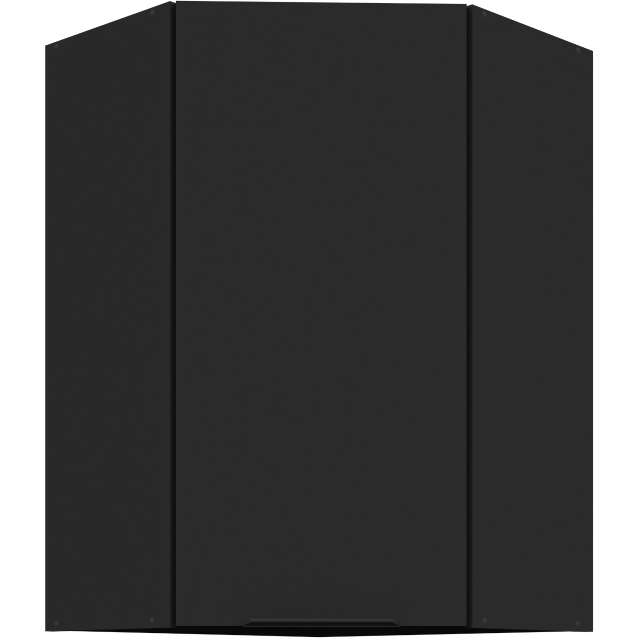 Szafka górna narożna 60 SILVIA 28 czarny