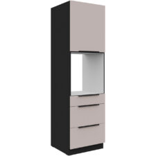 Słupek kuchenny 60 SILVIA 47 czarny / kaszmir