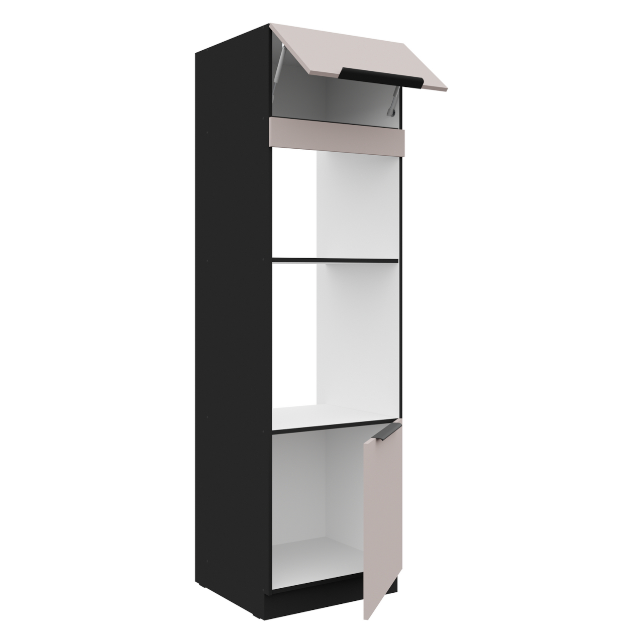 Słupek kuchenny 60 SILVIA 48 czarny / kaszmir - obrazek 3